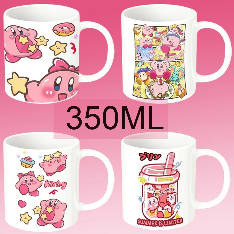 350ml Kirby Mug Ceramic Water Cup Home Coffee Cup Breakfast Milk Tea Cups Cartoon Juice Drinking Mugs Home Drinkware Kitchen
350ml Kirby Mug Ceramic Water Cup Home Coffee Cup Breakfast Milk Tea Cups Cartoon Juice Drinking Mugs Home Drinkware Kitchen