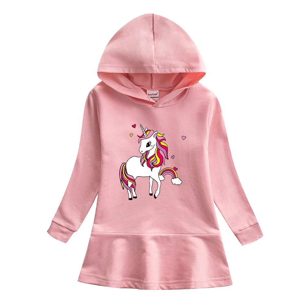 Girls Dress 2025 New Spring Unicorn Quality Cotton Autumn Clothing for Children Pink Long Sleeve Kids Clothes Hooded Rainbow
Girls Dress 2025 New Spring Unicorn Quality Cotton Autumn Clothing for Children Pink Long Sleeve Kids Clothes Hooded Rainbow