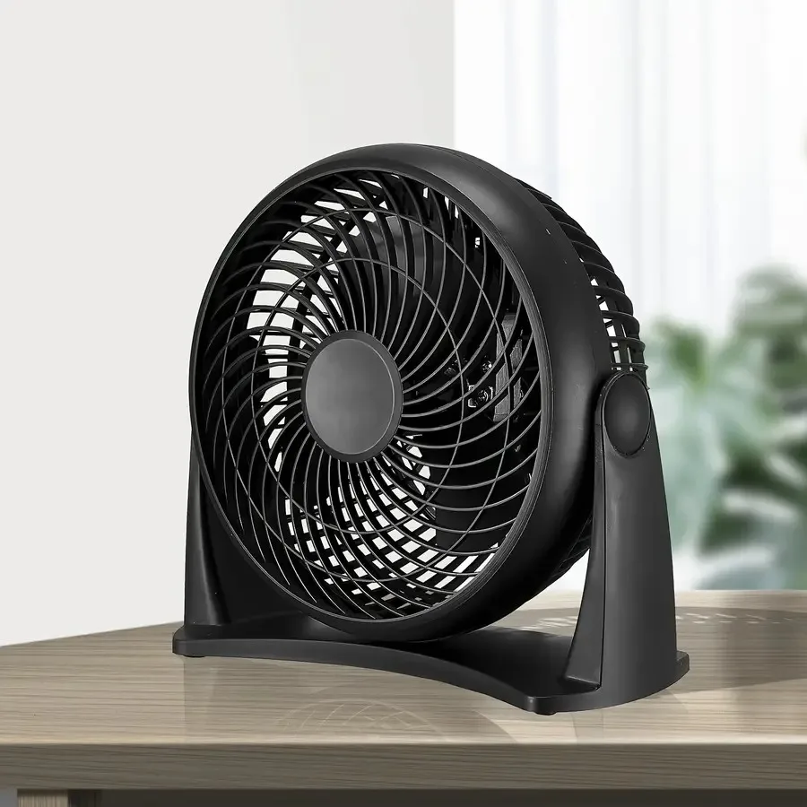 BEYOND BREEZE 8-Inch Turbo Fans for Bedroom, 3 Speed Table Fan with Adjustable Tilt, Wall Mountable Quiet Air Circulator Fan, P
BEYOND BREEZE 8-Inch Turbo Fans for Bedroom, 3 Speed Table Fan with Adjustable Tilt, Wall Mountable Quiet Air Circulator Fan, P