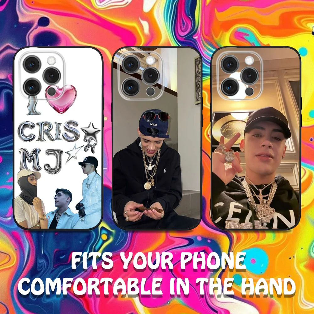 Cris MJ Rapper Phone Case For iPhone 16,15,14,13,12,11,Pro,Max,Plus,X,XS,XR,SE,8,7,Mini,Soft Silicone Black Case
Cris MJ Rapper Phone Case For iPhone 16,15,14,13,12,11,Pro,Max,Plus,X,XS,XR,SE,8,7,Mini,Soft Silicone Black Case
