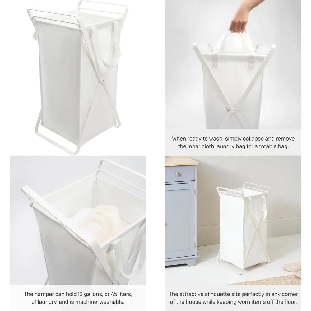 Корзина для белья с хлопчатобумажной подкладкой — маленькая, сталь 25,2 и хлопок, 12 галлонов, вместимость 45 литров, компактный дизайн
Корзина для белья с хлопчатобумажной подкладкой — маленькая, сталь 25,2 и хлопок, 12 галлонов, вместимость 45 литров, компактный дизайн