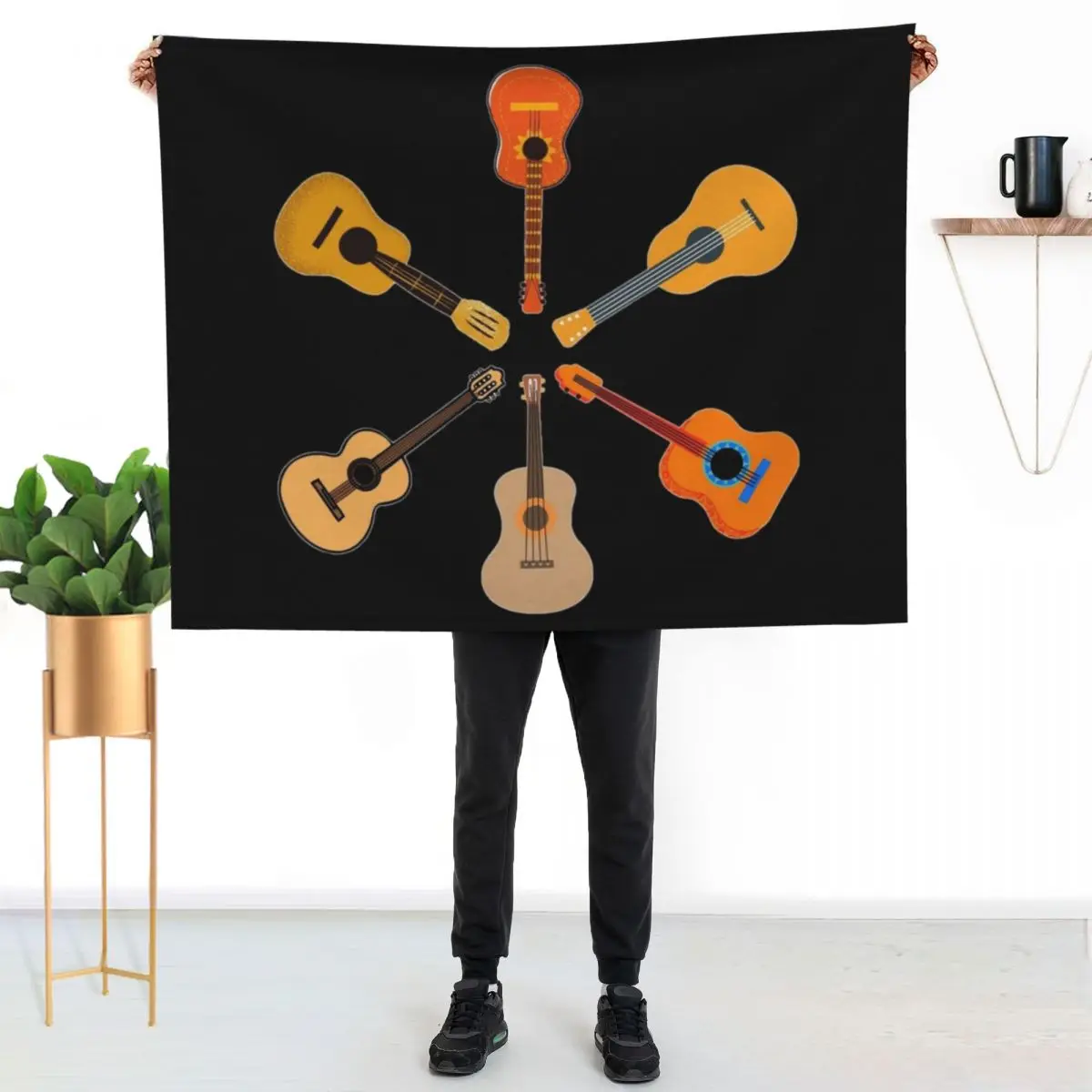 Guitar World Throw Blanket Warm Accent Blanket for Living Room Decoration
Guitar World Throw Blanket Warm Accent Blanket for Living Room Decoration