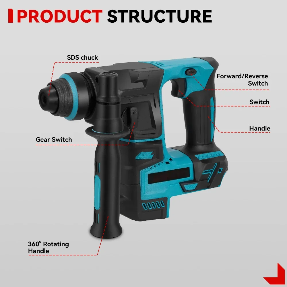 Аккумуляторная ударная дрель-шуруповерт Makita 2500 Вт, 18 В, бесщеточная, портативная, легкая, для ударного сверления
Аккумуляторная ударная дрель-шуруповерт Makita 2500 Вт, 18 В, бесщеточная, портативная, легкая, для ударного сверления
