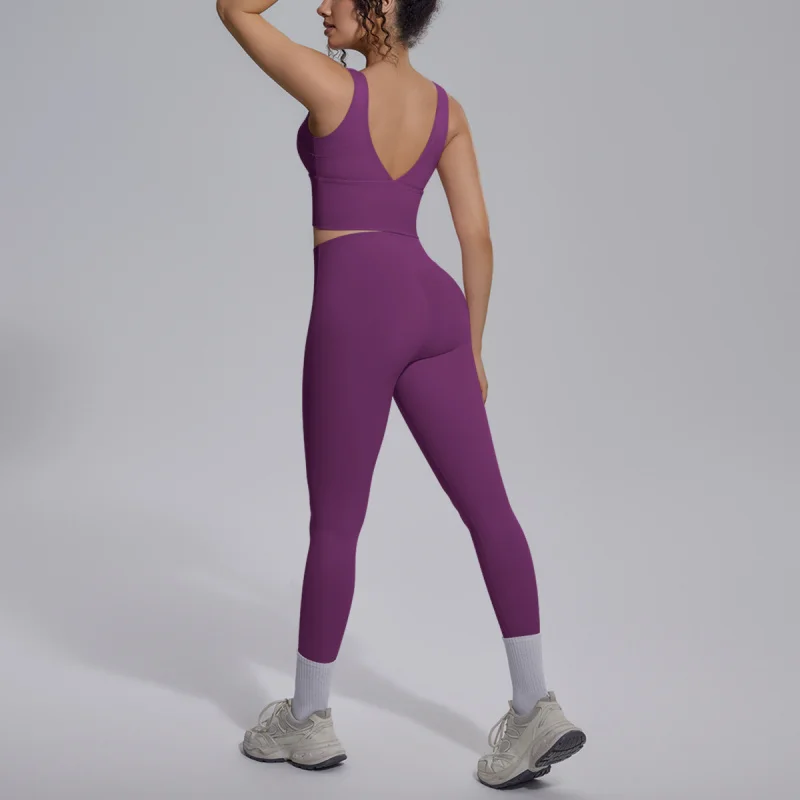 2PCS Yoga Set Summer Gym Sports Running Yoga Clothing Solid Color Cross Bra Workout Top High Waisted Quick Drying Fitness Pants
2PCS Yoga Set Summer Gym Sports Running Yoga Clothing Solid Color Cross Bra Workout Top High Waisted Quick Drying Fitness Pants