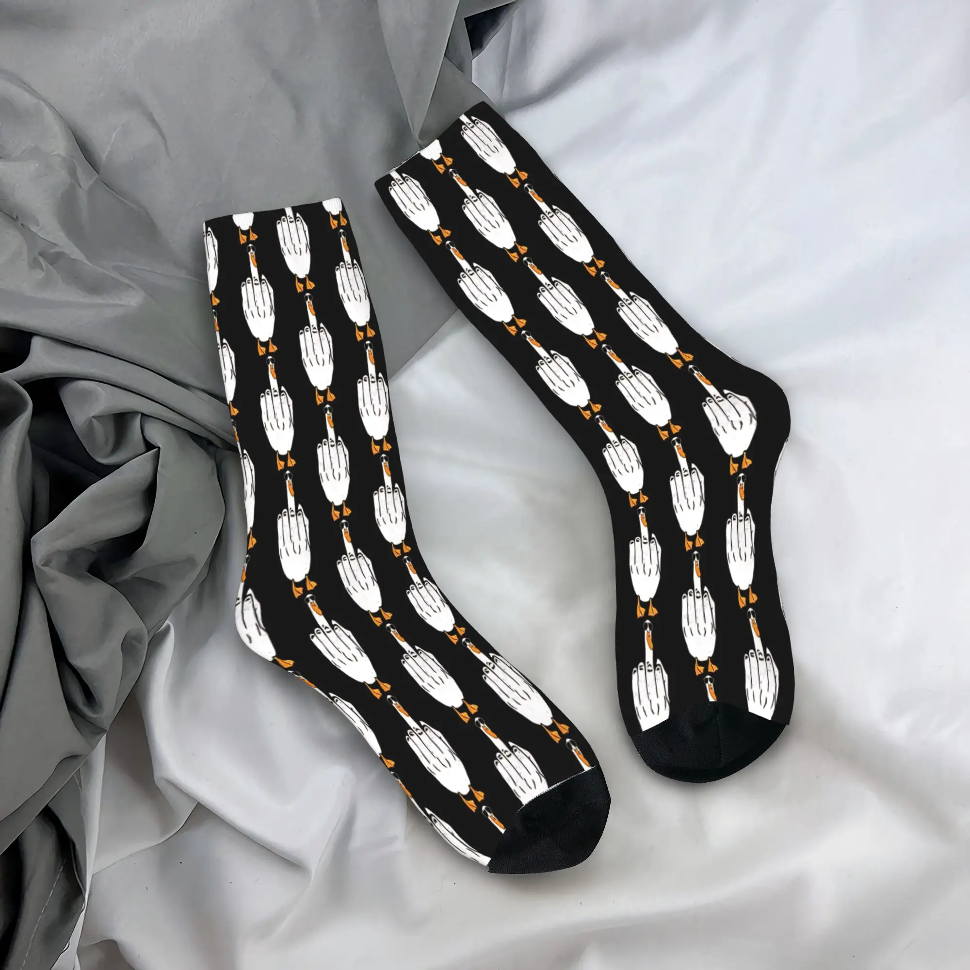 Men Socks Sarcastic Joke Duck Middle Finger Stockings Autumn Fashion Warm Soft Socks Design Running Sports Anti Skid Socks
Men Socks Sarcastic Joke Duck Middle Finger Stockings Autumn Fashion Warm Soft Socks Design Running Sports Anti Skid Socks