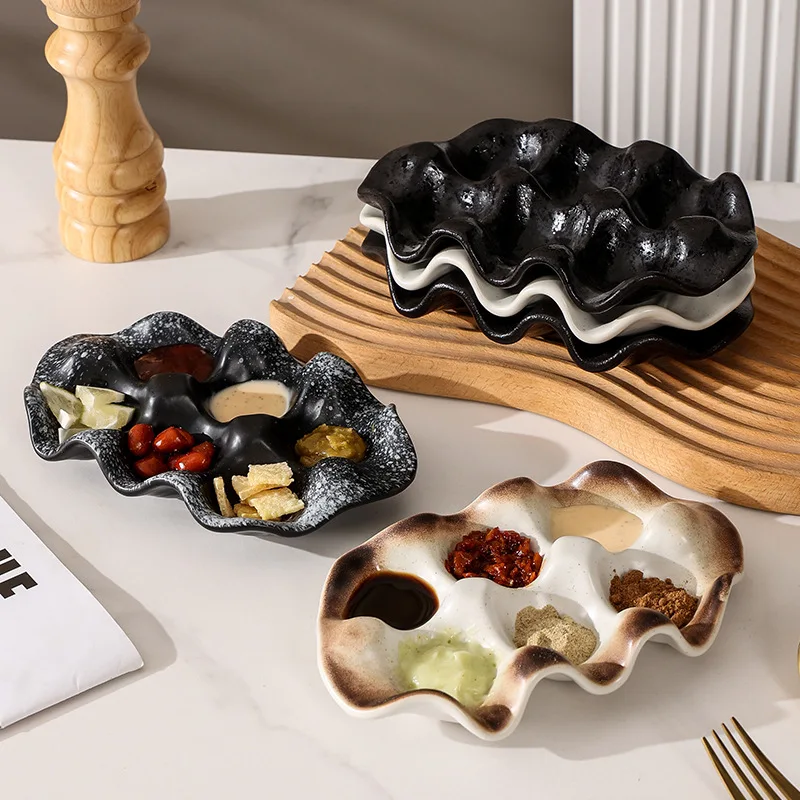 Retro Home Personalized Ceramic Egg Tray with Creative High Aesthetics and Grid Dipping Material Ceramic Dish Vinegar Dish Tray
Retro Home Personalized Ceramic Egg Tray with Creative High Aesthetics and Grid Dipping Material Ceramic Dish Vinegar Dish Tray