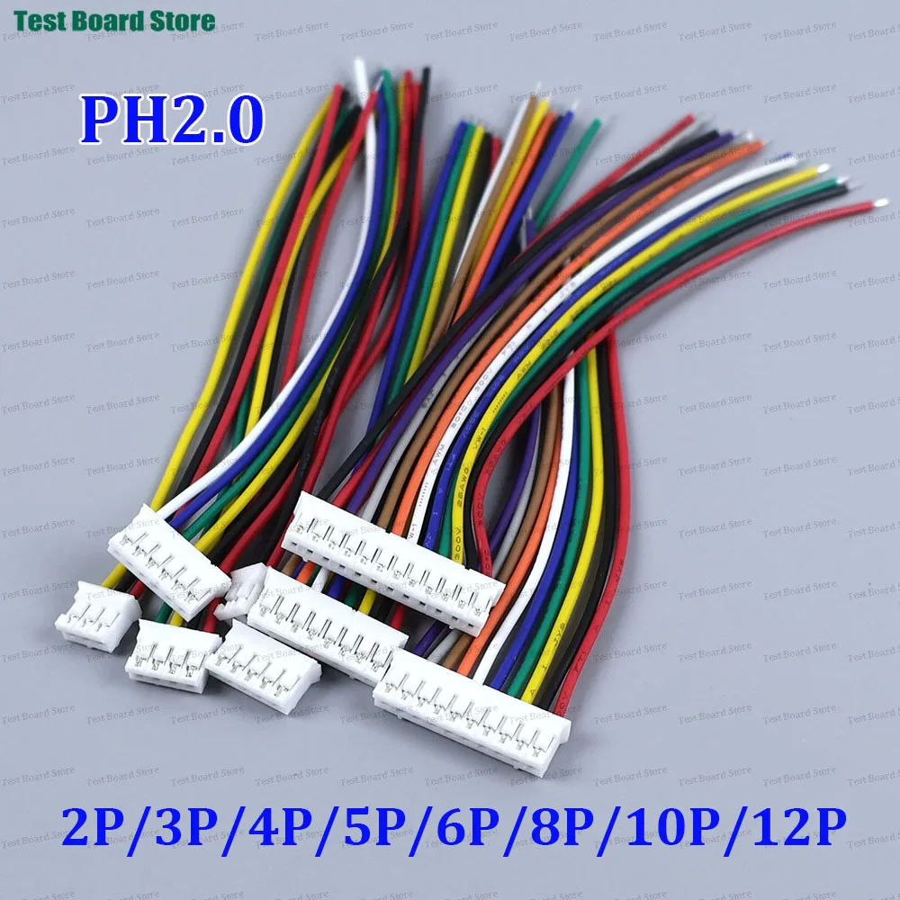 10PCS JST PH2.0 JST 2.0mm Wire Cable Connector 2/3/4/5/6/8/10/12 Pin 2.0MM Pitch Plug 10CM/20CM/30CM Wire Length
10PCS JST PH2.0 JST 2.0mm Wire Cable Connector 2/3/4/5/6/8/10/12 Pin 2.0MM Pitch Plug 10CM/20CM/30CM Wire Length