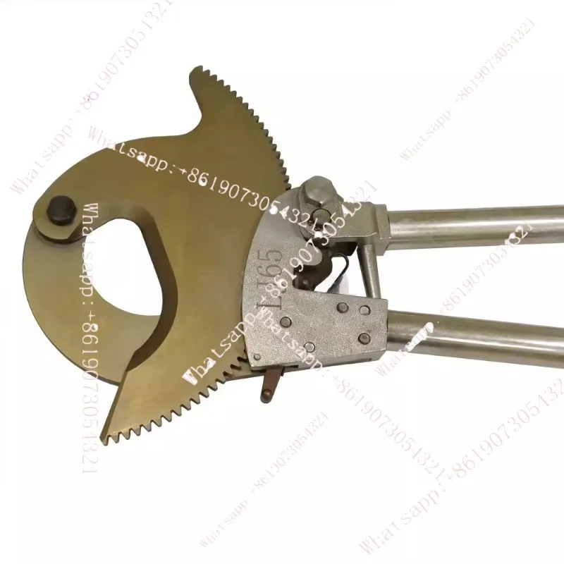 Кабелерез LJ65 с храповым механизмом, диаметр резки 65 мм, для медных и алюминиевых бронированных кабелей, ножницы для проводов
Кабелерез LJ65 с храповым механизмом, диаметр резки 65 мм, для медных и алюминиевых бронированных кабелей, ножницы для проводов