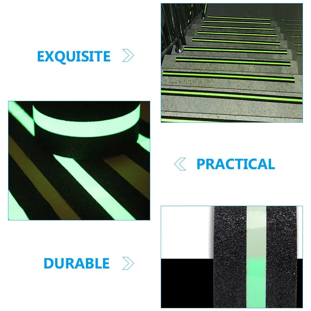 Non Slip Tape 5cmx5m Safety Stair Grips Glow Dark Anti Skid Strips Self Adhesive Rubber for Kitchen Bathroom Steps Floor
Non Slip Tape 5cmx5m Safety Stair Grips Glow Dark Anti Skid Strips Self Adhesive Rubber for Kitchen Bathroom Steps Floor