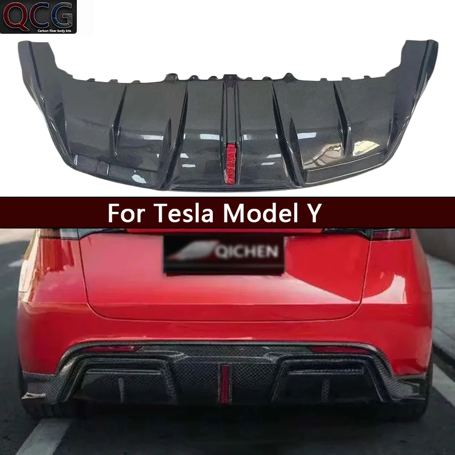 For Tesla Model Y IMP style Carbon Fiber Car Rear Bumper Diffuser Rear Splitters Spoiler Back lip Car Accessories body kit
For Tesla Model Y IMP style Carbon Fiber Car Rear Bumper Diffuser Rear Splitters Spoiler Back lip Car Accessories body kit