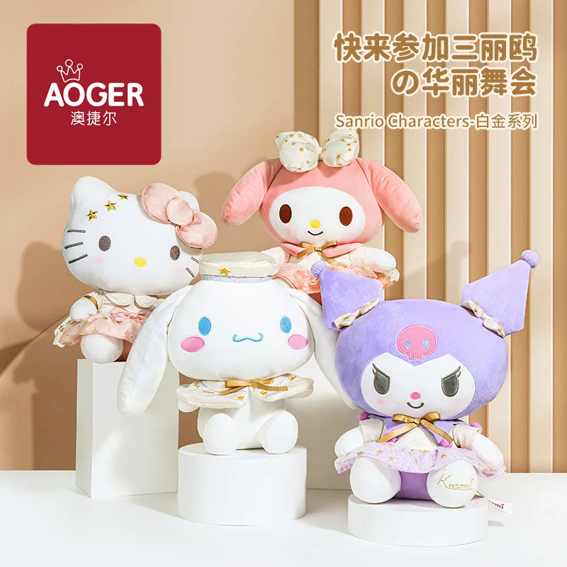 Original Sanrio Platinum Kuromi Plush Toy, Cinnamoroll Hello Kitty Plush Dolls - Valentine's Day Gift for Girls
Original Sanrio Platinum Kuromi Plush Toy, Cinnamoroll Hello Kitty Plush Dolls - Valentine's Day Gift for Girls