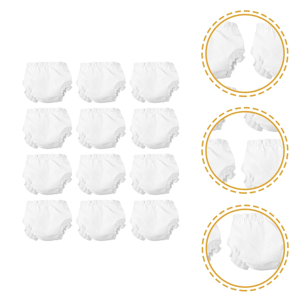 20 Pcs Panties Baby Accessories Underpants White Dress Up Toy Pants for House Kids Birthday Party Gift
20 Pcs Panties Baby Accessories Underpants White Dress Up Toy Pants for House Kids Birthday Party Gift