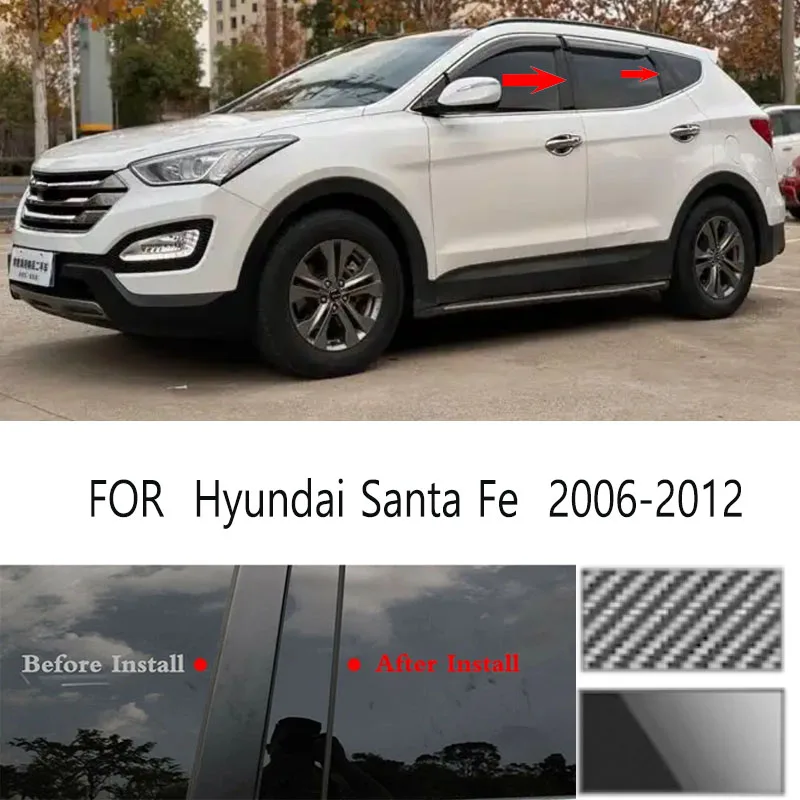 For Hyundai Santa Fe 2006-2012 Glossy Black Window Door Column B C Pillar Post Cover Trim Auto Sticker Styling
For Hyundai Santa Fe 2006-2012 Glossy Black Window Door Column B C Pillar Post Cover Trim Auto Sticker Styling