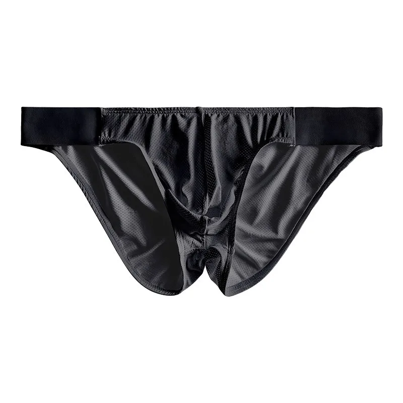 Men's Underwear Ice Silk Solid Color Triangle Pants Breathable and Comfortable Briefs
Men's Underwear Ice Silk Solid Color Triangle Pants Breathable and Comfortable Briefs