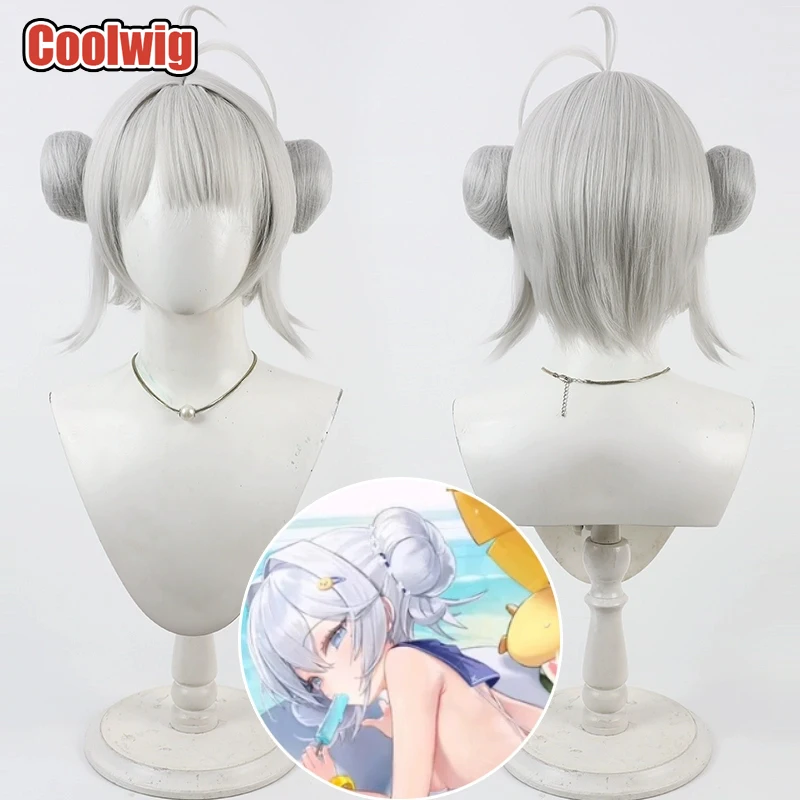 Coolwig Synthetic Hair Jade Cosplay Wigs With Buns Game Azur Lane Jade 30cm Short Straight Silver White Cos Wig Heat Resistant
Coolwig Synthetic Hair Jade Cosplay Wigs With Buns Game Azur Lane Jade 30cm Short Straight Silver White Cos Wig Heat Resistant
