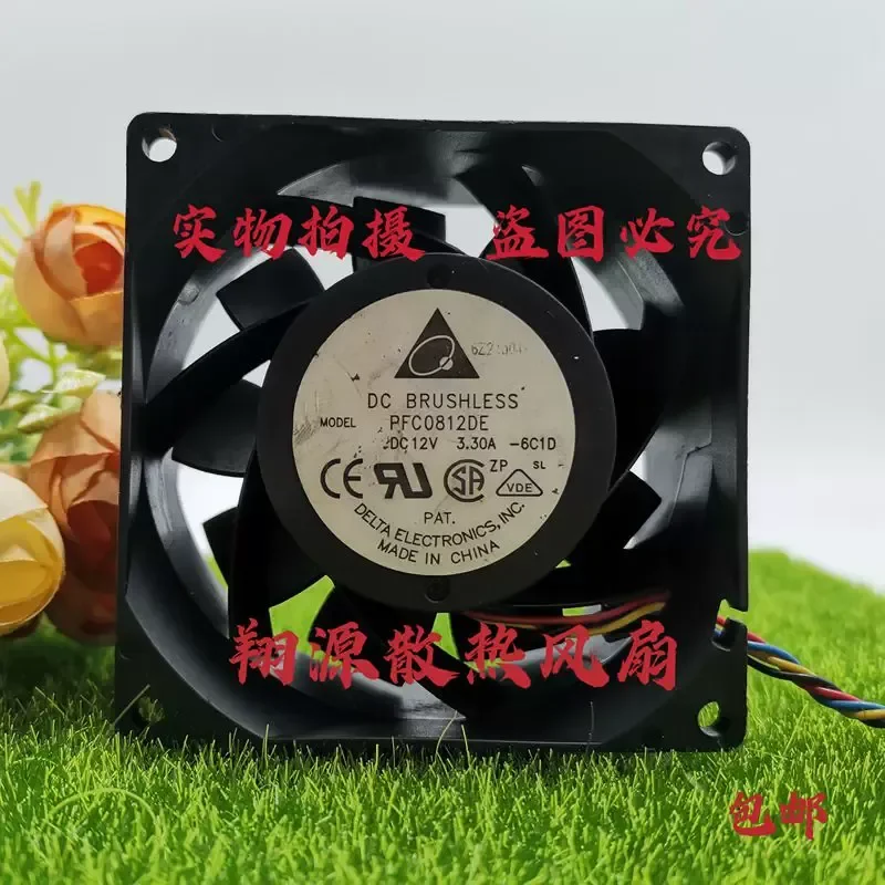 Original Delta PFC0812DE 8038 12V 3.30A 4-Wire Double-Bearing High-Performance Cooling Fan for Electronics
Original Delta PFC0812DE 8038 12V 3.30A 4-Wire Double-Bearing High-Performance Cooling Fan for Electronics