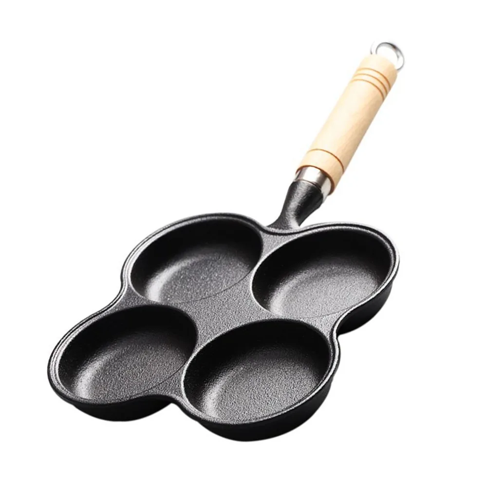 4 Cup Egg Pan Non-Stick Wood Handle Pancake Pan Multifunctional Heavy Duty Breakfast Skillet Bacon/Burgers/Omelet
4 Cup Egg Pan Non-Stick Wood Handle Pancake Pan Multifunctional Heavy Duty Breakfast Skillet Bacon/Burgers/Omelet
