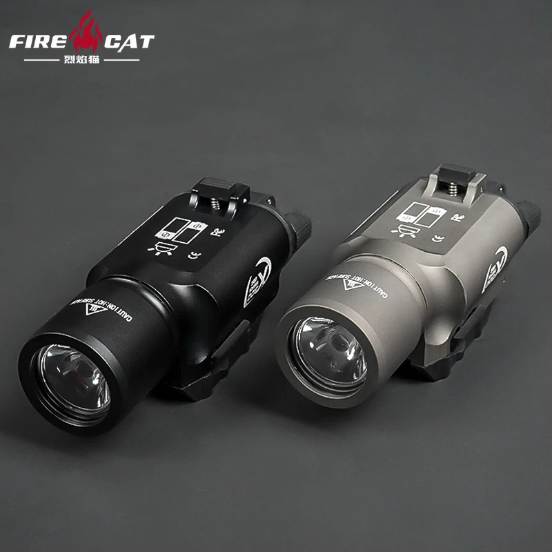 X300 X300U Tactical Flashlight Suitable Outdoor Hunting Use Scout Light Momentary+Constant Dual Function Switch Fit 20MM Rail
X300 X300U Tactical Flashlight Suitable Outdoor Hunting Use Scout Light Momentary+Constant Dual Function Switch Fit 20MM Rail