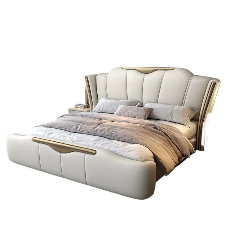 Leather master bedroom queen bed
Leather master bedroom queen bed