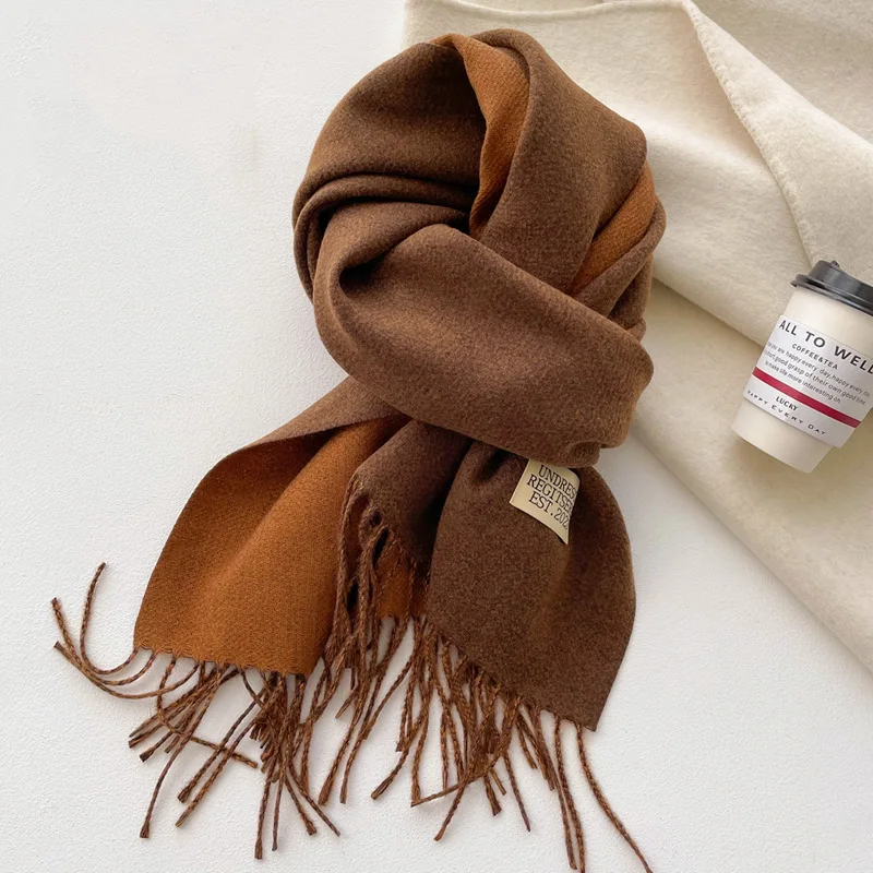 Fashion Solid Cashmere Warm Scarf New Design Pashmina Winter Double Side Diffrent Color Shawl Wraps Bufanda with Tassel Blanket
Fashion Solid Cashmere Warm Scarf New Design Pashmina Winter Double Side Diffrent Color Shawl Wraps Bufanda with Tassel Blanket