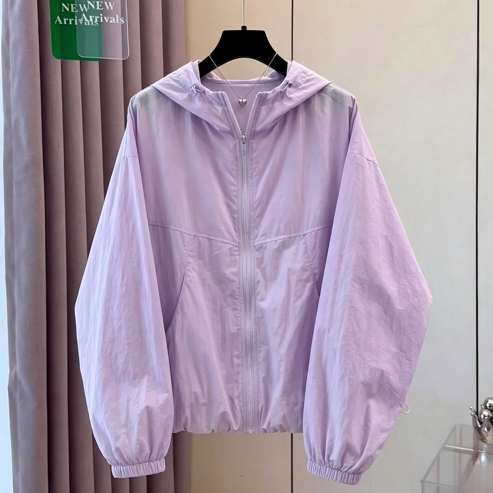 Casual Color Women's Summer 2026 New Outdoor Workwear Long Sleeve Thin Outerwear Sun Protection Shirt Hooded Fashionable
Casual Color Women's Summer 2026 New Outdoor Workwear Long Sleeve Thin Outerwear Sun Protection Shirt Hooded Fashionable