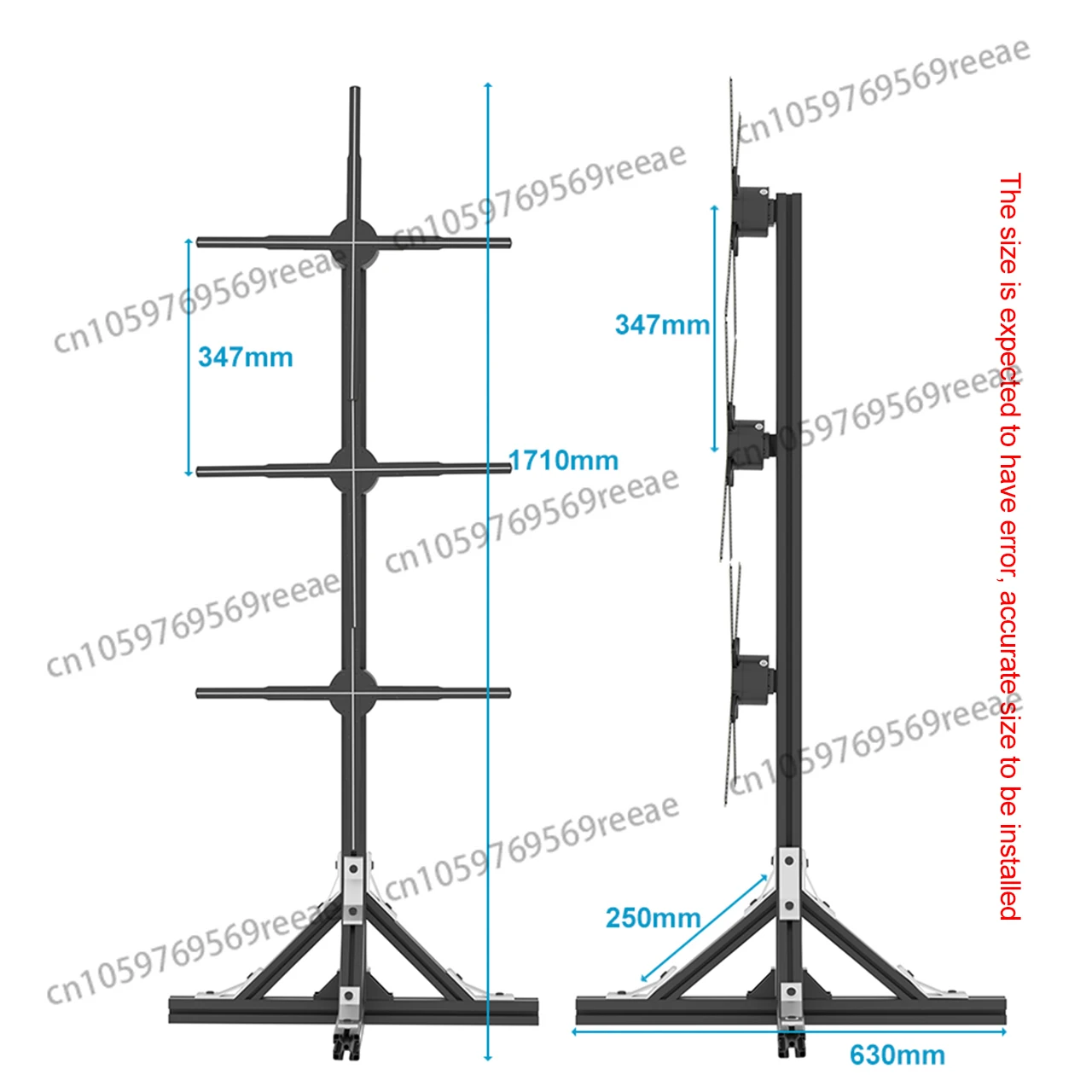 1x3 3D Hologram Fan 50CM 3D Holographic Projector Advertising Display Light HD Holographic Projector for Stores Bars Party Xmas
1x3 3D Hologram Fan 50CM 3D Holographic Projector Advertising Display Light HD Holographic Projector for Stores Bars Party Xmas