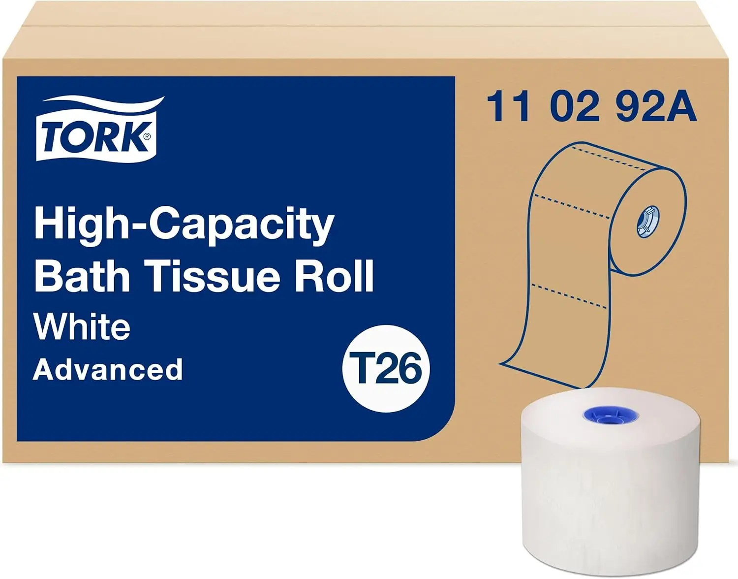 High-Capacity Toilet Paper Roll, White, Advanced 2-Ply, 36 x 1000 Sheets for Home Use
High-Capacity Toilet Paper Roll, White, Advanced 2-Ply, 36 x 1000 Sheets for Home Use