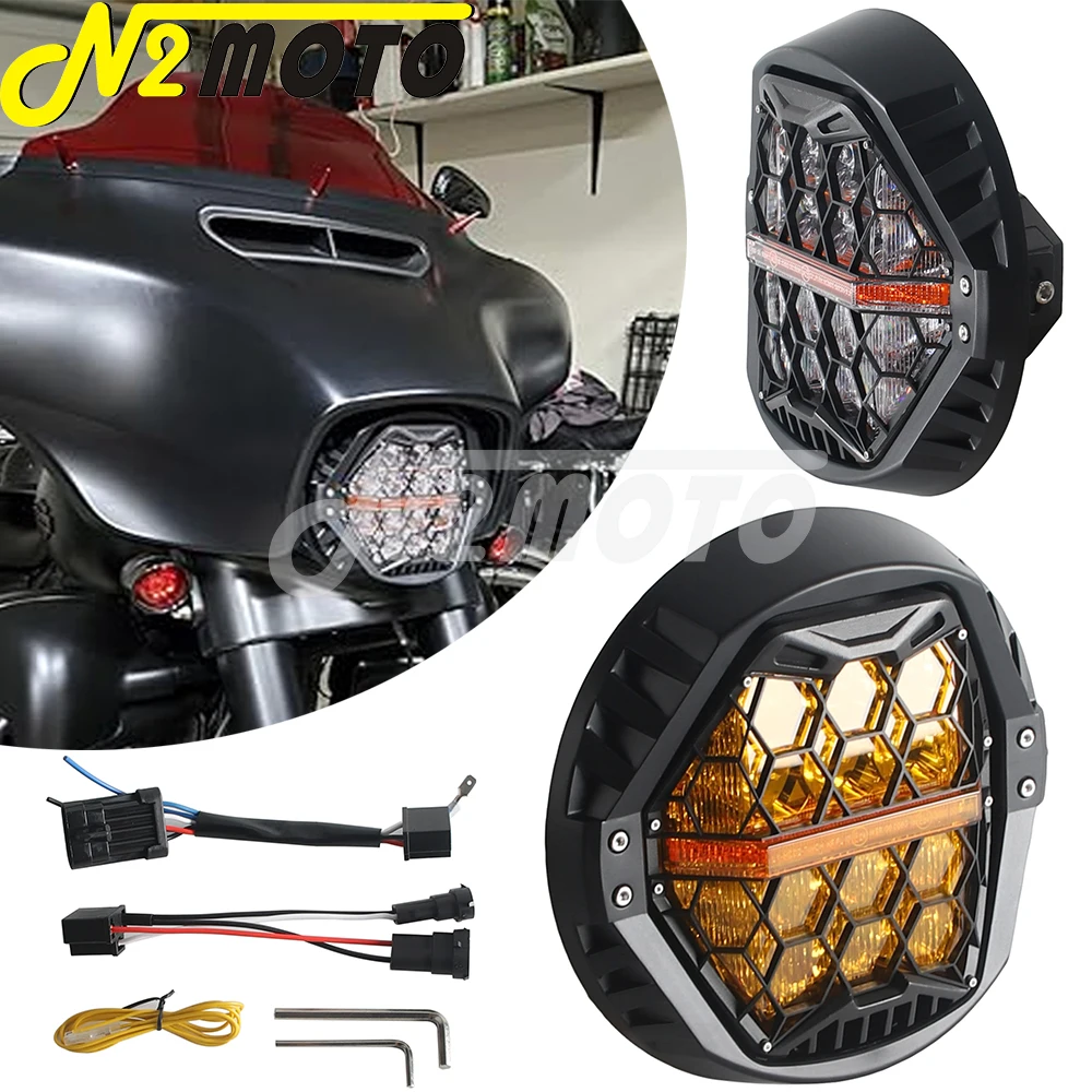 7 Inch IP67 Motorcycle LED Head Light High Low Beam Day Running Light For Harley Softail Touring Street Electra Tri Glide Dyna
7 Inch IP67 Motorcycle LED Head Light High Low Beam Day Running Light For Harley Softail Touring Street Electra Tri Glide Dyna