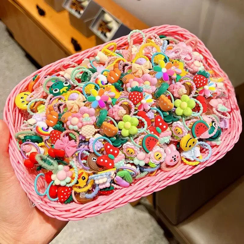 50/100 Pieces of Cute Thumb Hair Ties for Girls, High Elasticity, Does Not Hurt Hair, Sweet Little Girl Hair Rope
50/100 Pieces of Cute Thumb Hair Ties for Girls, High Elasticity, Does Not Hurt Hair, Sweet Little Girl Hair Rope