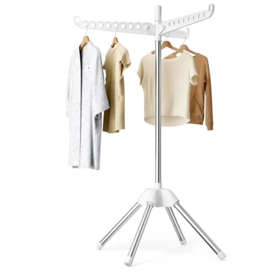 Rotatable and Foldable Clothes Drying Rack Space Saving Free Standing Laundry Drying Rack for Indoor Balcony 1 Layer
Rotatable and Foldable Clothes Drying Rack Space Saving Free Standing Laundry Drying Rack for Indoor Balcony 1 Layer