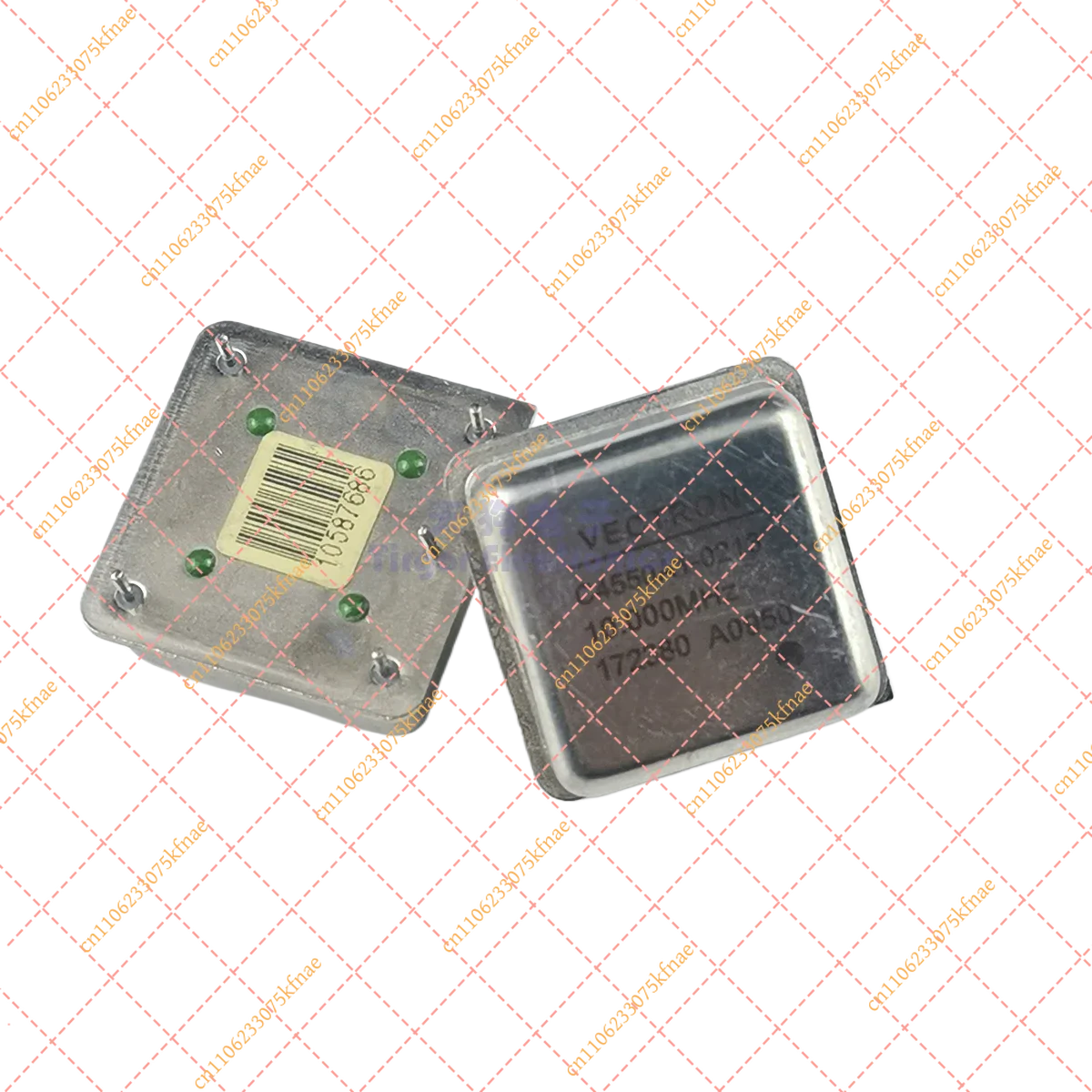 Vectron C4550A1-0213 10MHz OCXO Oscillator - 5V Square Wave Output (Genuine Pulled / Pack of 2)
Vectron C4550A1-0213 10MHz OCXO Oscillator - 5V Square Wave Output (Genuine Pulled / Pack of 2)