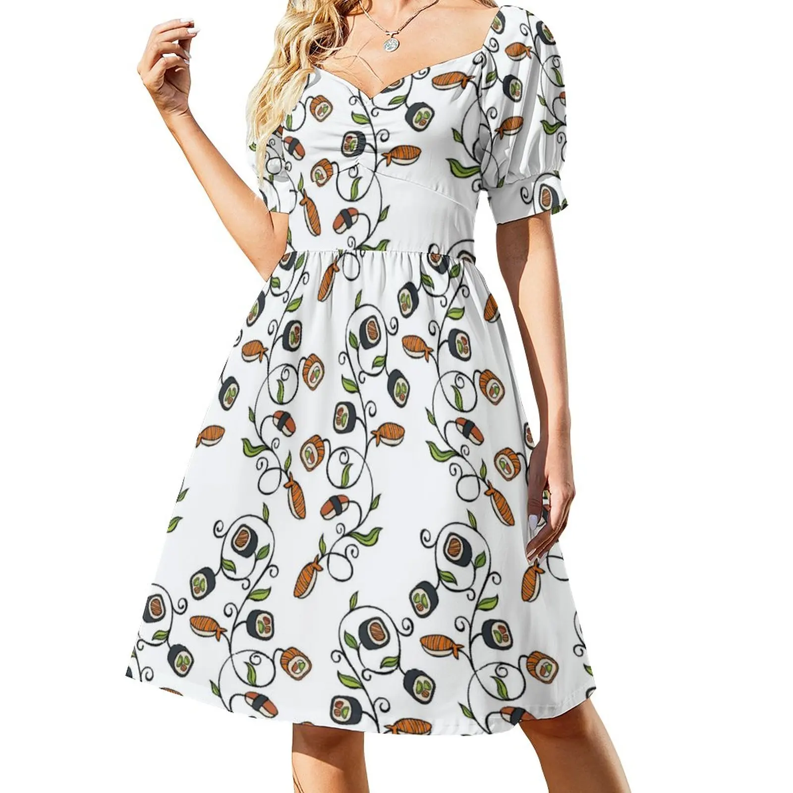 Sushi Background Dress Sexy V Neck Elegant Dresses Women Street Wear Graphic Oversized Casual Dress Birthday Gift
Sushi Background Dress Sexy V Neck Elegant Dresses Women Street Wear Graphic Oversized Casual Dress Birthday Gift