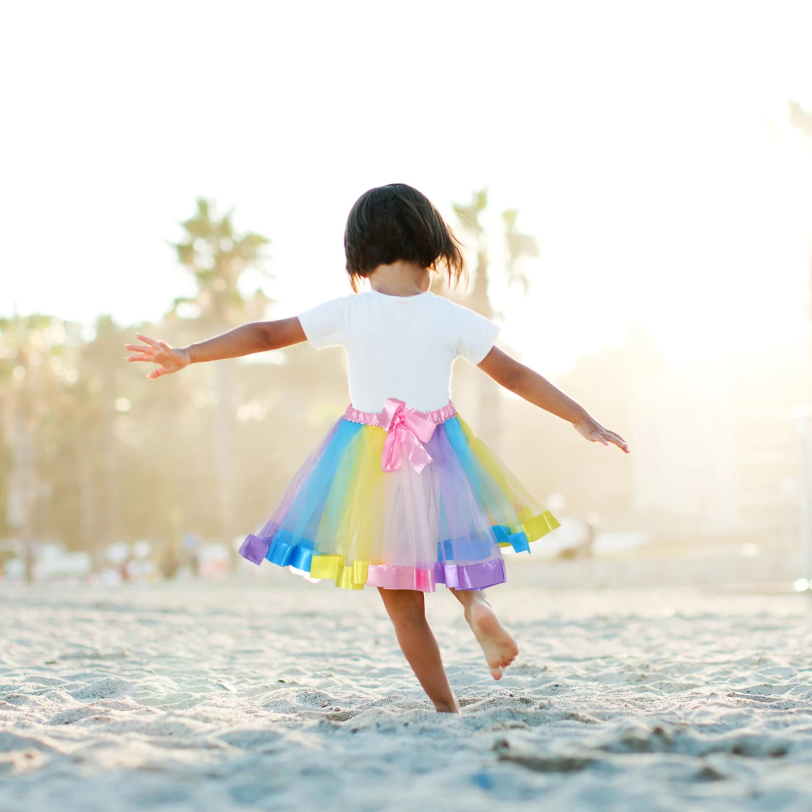 Children Easter Tulle Skirt Princess Holiday Party Performance Colorful Tutu for Girls Multicolor Layered Skirt Breathable
Children Easter Tulle Skirt Princess Holiday Party Performance Colorful Tutu for Girls Multicolor Layered Skirt Breathable