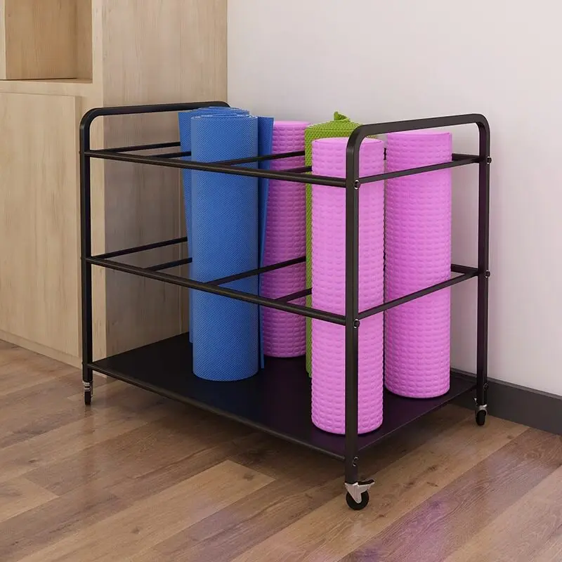 Yoga mat storage rack, sorting out yoga studio gym, placing floor moving frame artifact foam roller storage basket
Yoga mat storage rack, sorting out yoga studio gym, placing floor moving frame artifact foam roller storage basket