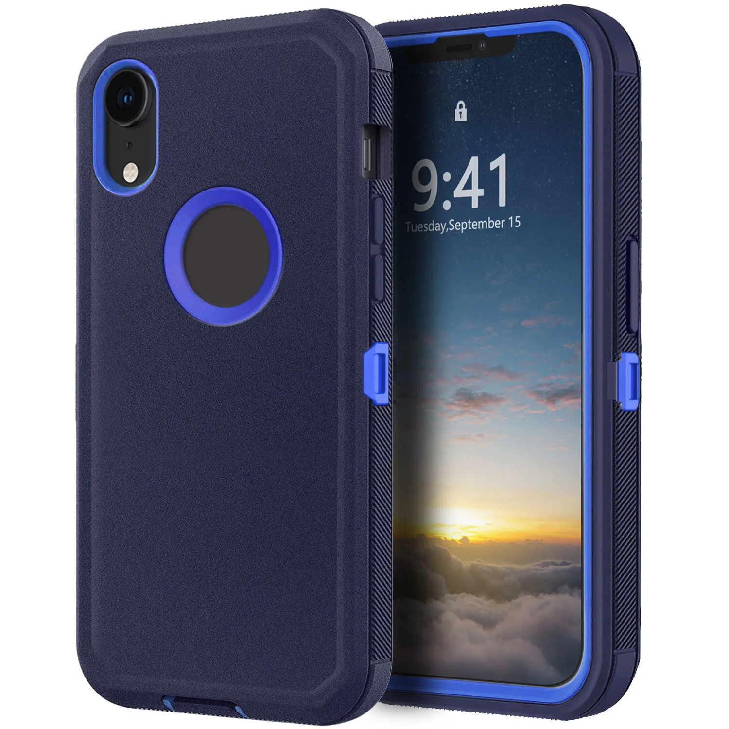 Blue For iPhone XR Case Heavy Duty Shockproof Hard Protective Rugged Hybrid 3in1 Layers Phone Cover
Blue For iPhone XR Case Heavy Duty Shockproof Hard Protective Rugged Hybrid 3in1 Layers Phone Cover