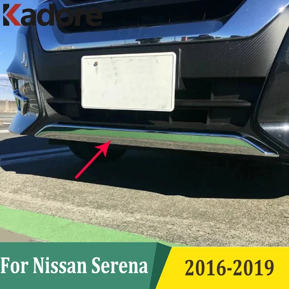 For Nissan Serena 2016 2017 2018 2019 Chrome Front Lower Bumper Grille Bottom Cover Protector Strip Trim Car Styling Accessories
For Nissan Serena 2016 2017 2018 2019 Chrome Front Lower Bumper Grille Bottom Cover Protector Strip Trim Car Styling Accessories