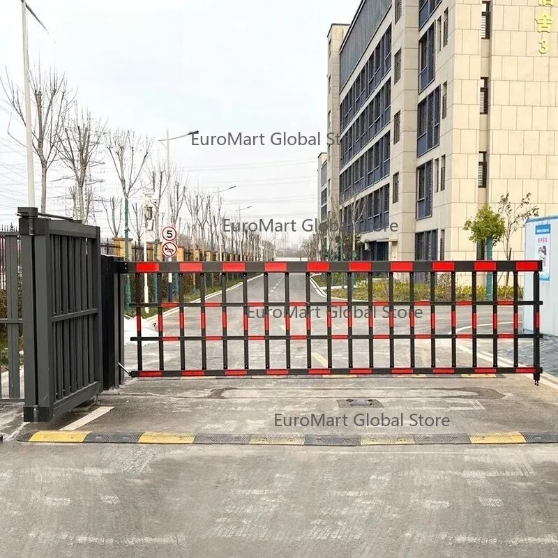 24GHz Radar Technology Parking System Boom Barrier Gate Outdoor Vehicle Access Control Traffic Barrier