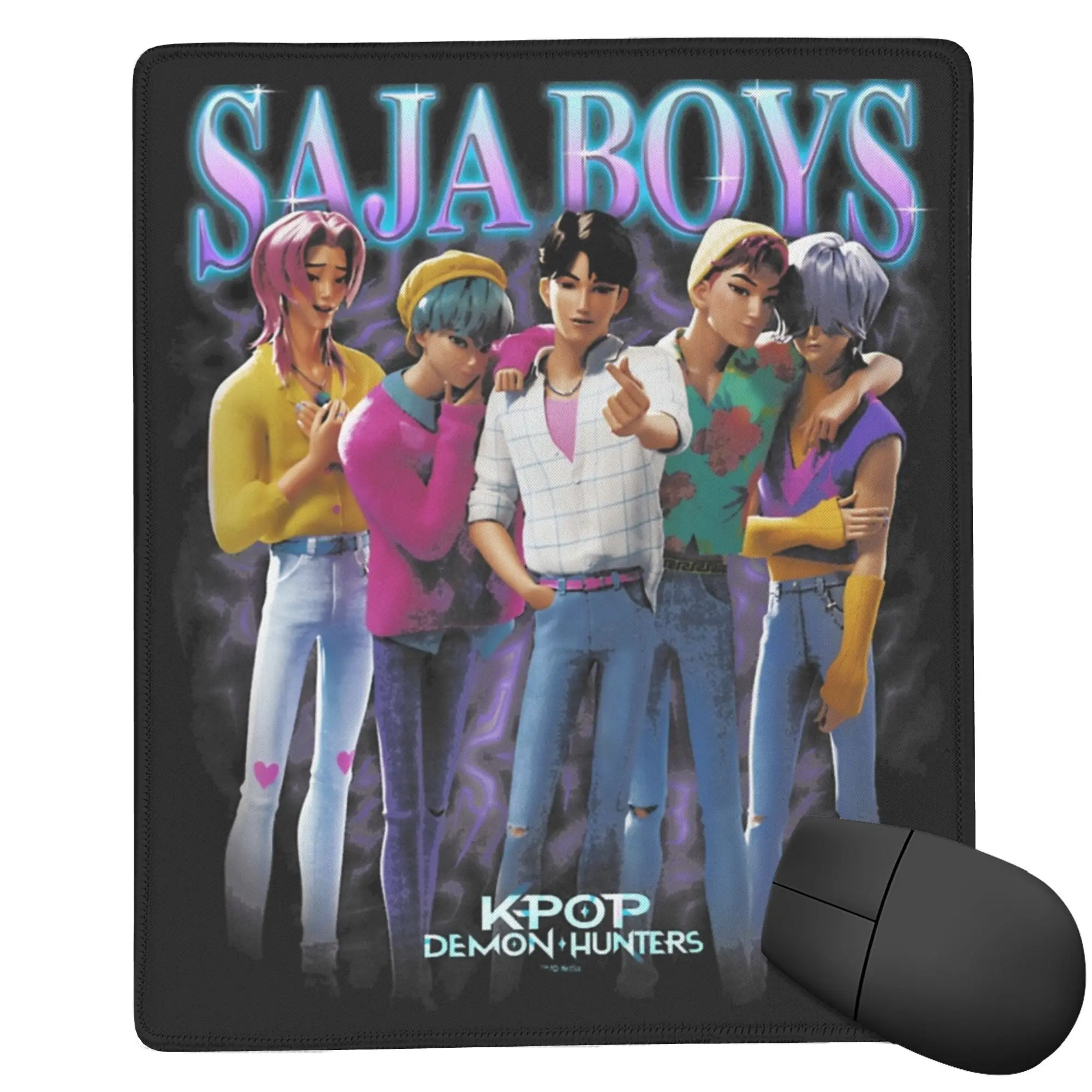 Saja Boys Heartthrob Vinatge Demon Hunters Gaming Mouse Pad Keyboard Carpet Rubber Mousepad for Computer
Saja Boys Heartthrob Vinatge Demon Hunters Gaming Mouse Pad Keyboard Carpet Rubber Mousepad for Computer