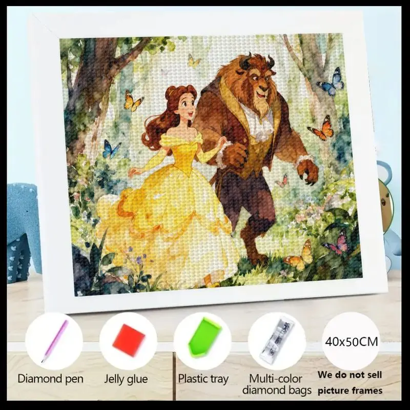 1 шт. большой 40x50 см Disney «Красавица и чудовище» 5D DIY полный дрель комплект алмазной живописи, очаровательная сказочная сцена Белль и Чудовище w
1 шт. большой 40x50 см Disney «Красавица и чудовище» 5D DIY полный дрель комплект алмазной живописи, очаровательная сказочная сцена Белль и Чудовище w