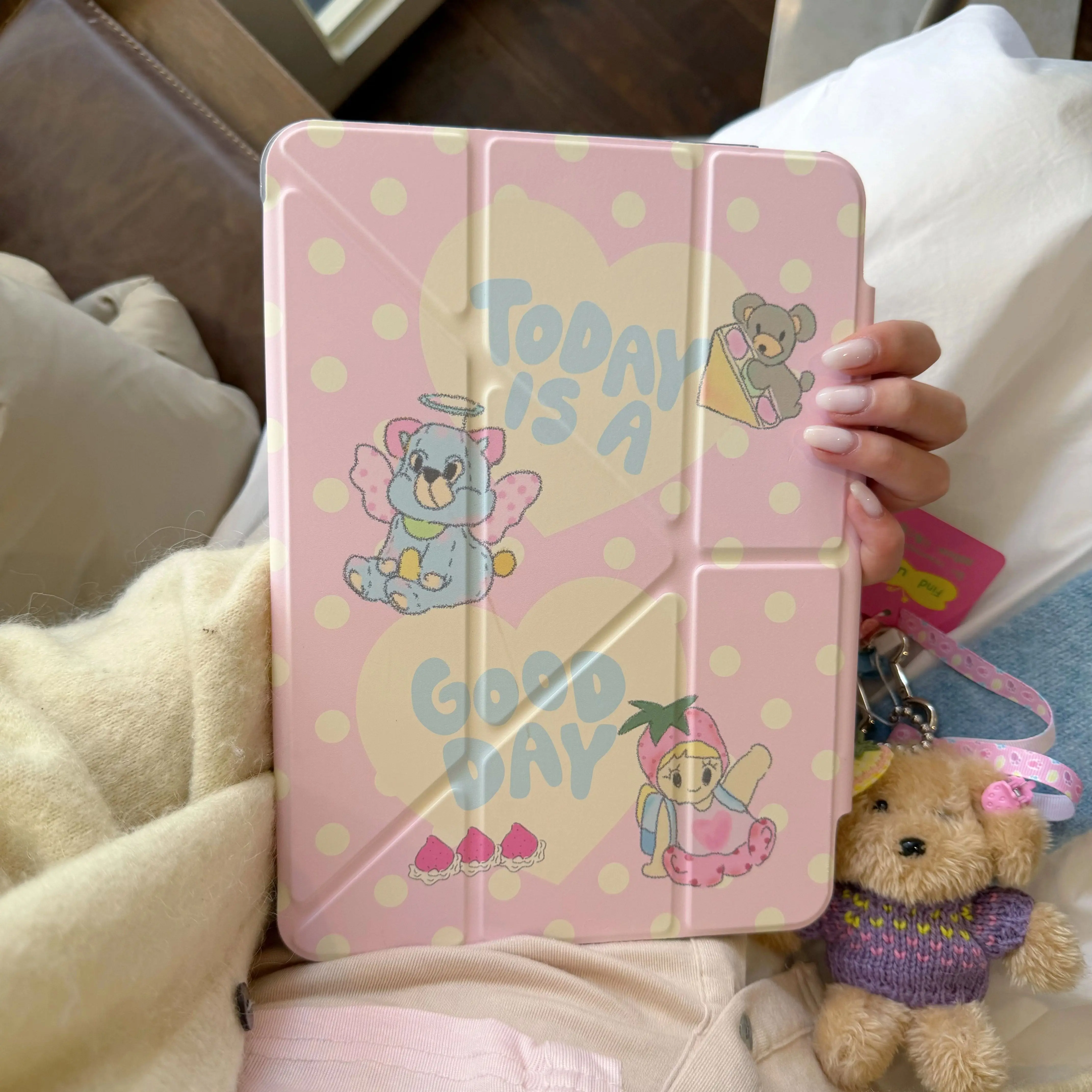 Korean Ins Strawberry Ranch Y2K Cover For iPad Pro 13 11th M5 M4 12.9 A16 10 8 7 9th 10th For iPad Air 11 M2 M3 Mini Tablet Case
Korean Ins Strawberry Ranch Y2K Cover For iPad Pro 13 11th M5 M4 12.9 A16 10 8 7 9th 10th For iPad Air 11 M2 M3 Mini Tablet Case
