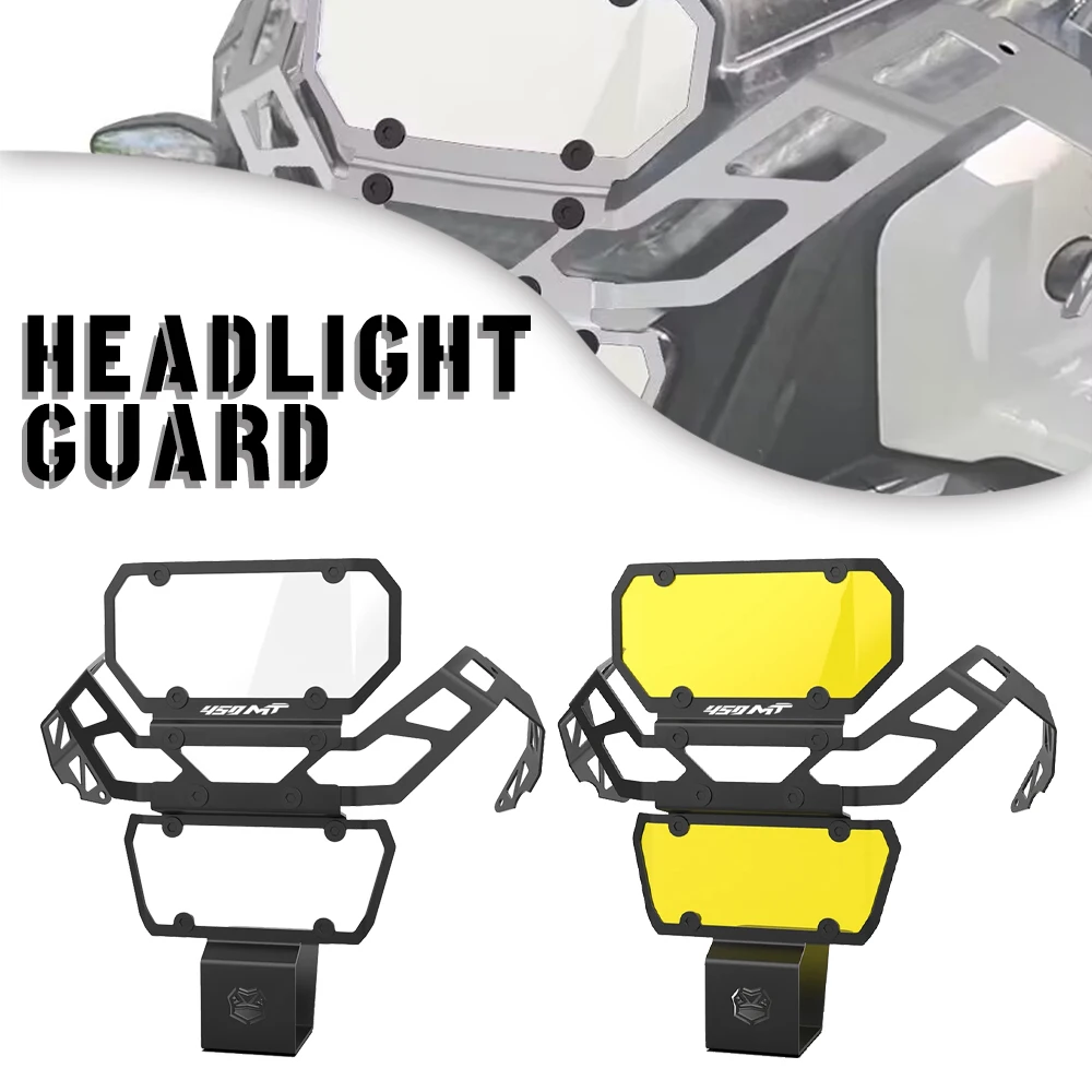 Motorcycle Accessories Headlight Guard Cover Protection Front Light Protector For CFMOTO 450MT IBEX 450 MT IBEX450 2024-2026
Motorcycle Accessories Headlight Guard Cover Protection Front Light Protector For CFMOTO 450MT IBEX 450 MT IBEX450 2024-2026