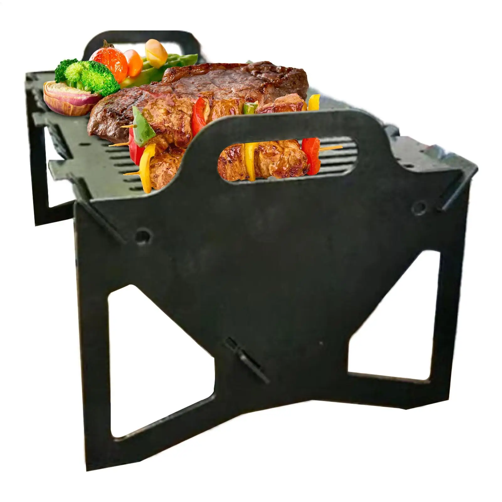 Portable Charcoal Grill Metal Folding Campfire Grill Heavy Duty Roasting Stand Smoker Accessory Holder For Patio Outdoor Travel
Portable Charcoal Grill Metal Folding Campfire Grill Heavy Duty Roasting Stand Smoker Accessory Holder For Patio Outdoor Travel