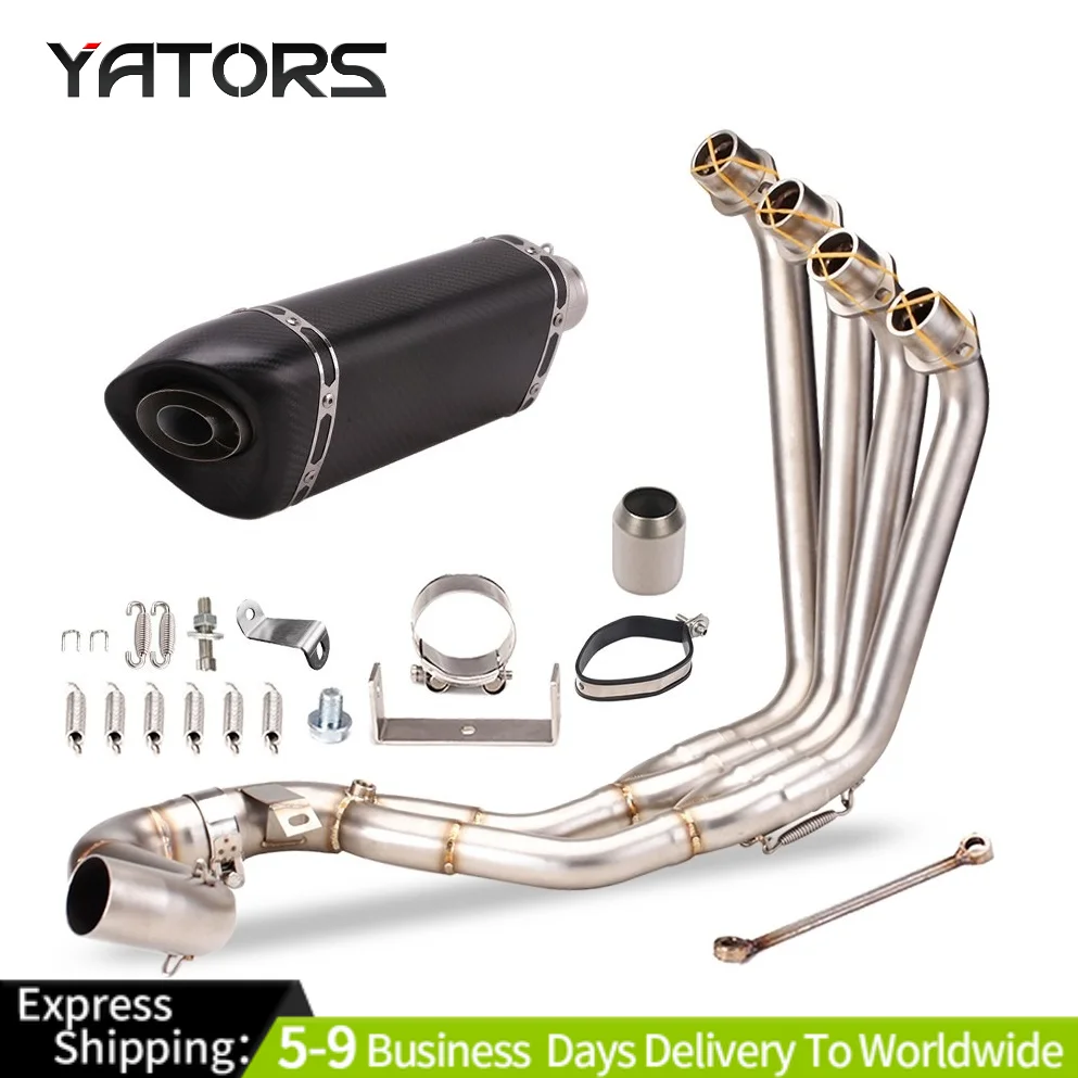 For Honda CBR650R CBR650F 2014-2023 CB650R Full System Exhaust Tips Header Pipe Exhaust Systems
For Honda CBR650R CBR650F 2014-2023 CB650R Full System Exhaust Tips Header Pipe Exhaust Systems