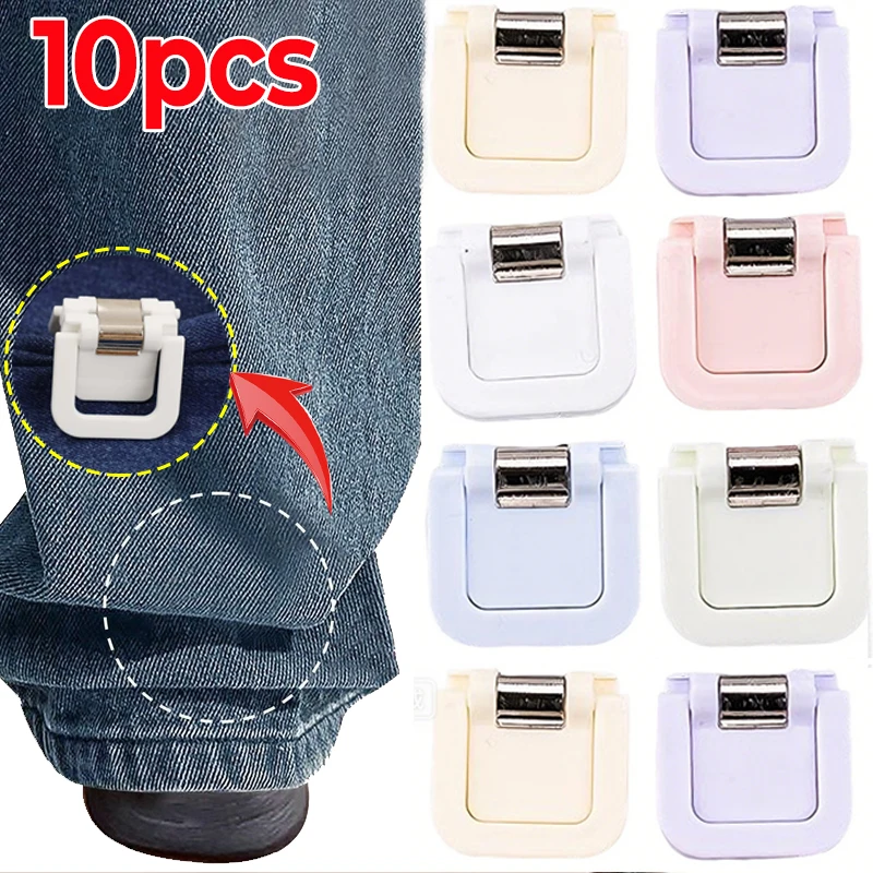 2/4/10pcs Invisible Pants Edge Clip Used for Anti-drag Pants Hem Fixing Device Seam-free Hidden Non-slip Leg Shortening Clips
2/4/10pcs Invisible Pants Edge Clip Used for Anti-drag Pants Hem Fixing Device Seam-free Hidden Non-slip Leg Shortening Clips