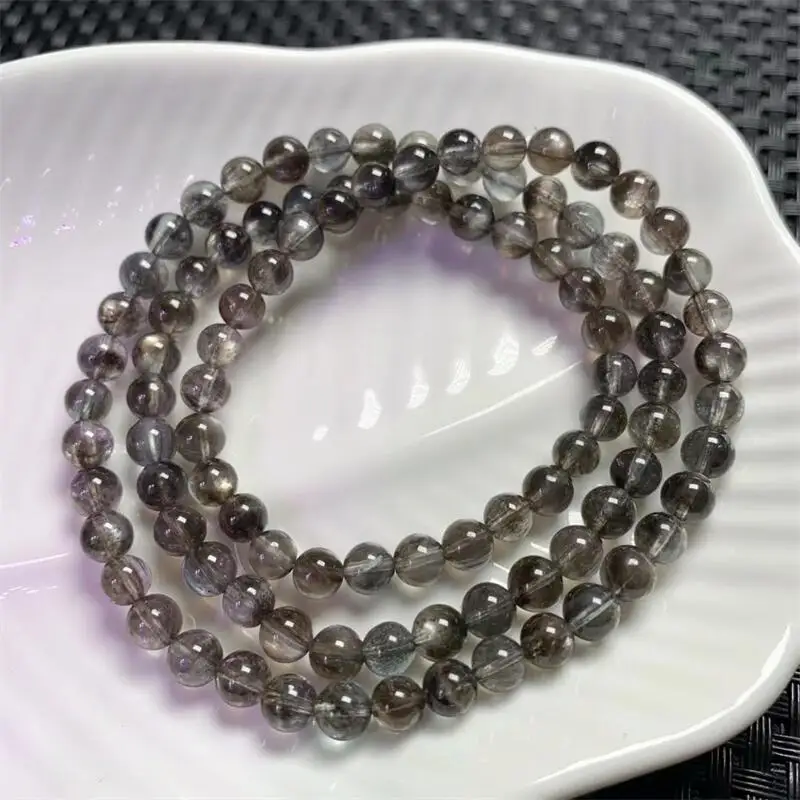Natural Black Aquamarine Triple Circle Bracelet For Women Men Love Gift Crystal Beads Strands Jewelry Gift 1PCS
Natural Black Aquamarine Triple Circle Bracelet For Women Men Love Gift Crystal Beads Strands Jewelry Gift 1PCS