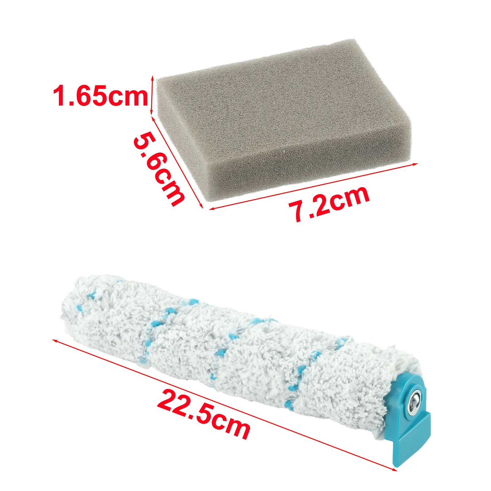 Accessory Pack for Leifheit Battery Suction Wiper Regulus 2 Detachable Brush Rollers and 6 Filter Sponges for Cleaning
Accessory Pack for Leifheit Battery Suction Wiper Regulus 2 Detachable Brush Rollers and 6 Filter Sponges for Cleaning