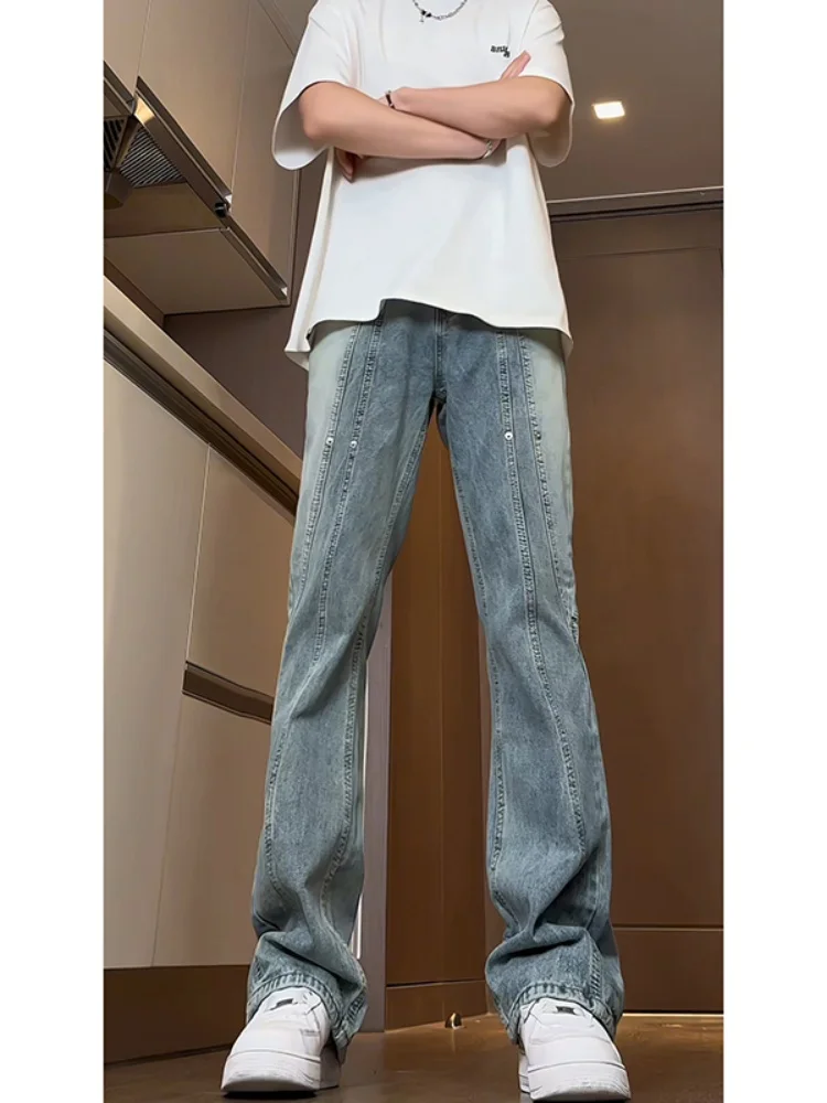 American Sle Men's Summer Thin Straight Leg Jeans Casual Loose Fit Long Pants Wear Resistant Cotton Blend Youth Faion
American Sle Men's Summer Thin Straight Leg Jeans Casual Loose Fit Long Pants Wear Resistant Cotton Blend Youth Faion