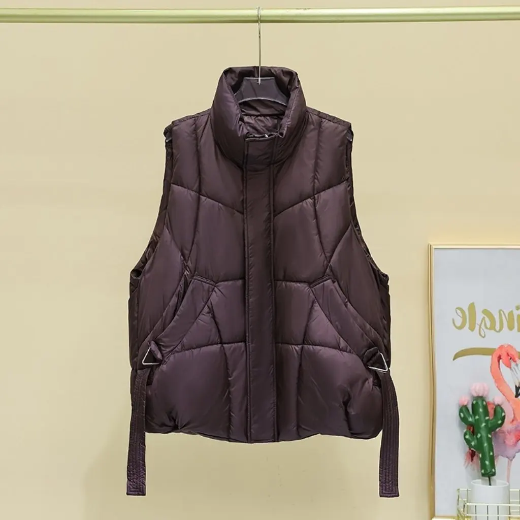 Women's Cotton-Padded Vest Autumn Winter Loose All-Match Casual Korean Style plus Size Outerwear for Students
Women's Cotton-Padded Vest Autumn Winter Loose All-Match Casual Korean Style plus Size Outerwear for Students