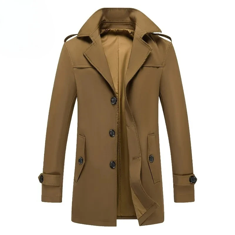 Maxbarley Trench Coat Men 2025 New Autumn Fashion Elegant Belt Long Overcoat Brand Designer Single Breasted Windbreaker Jacket
Maxbarley Trench Coat Men 2025 New Autumn Fashion Elegant Belt Long Overcoat Brand Designer Single Breasted Windbreaker Jacket