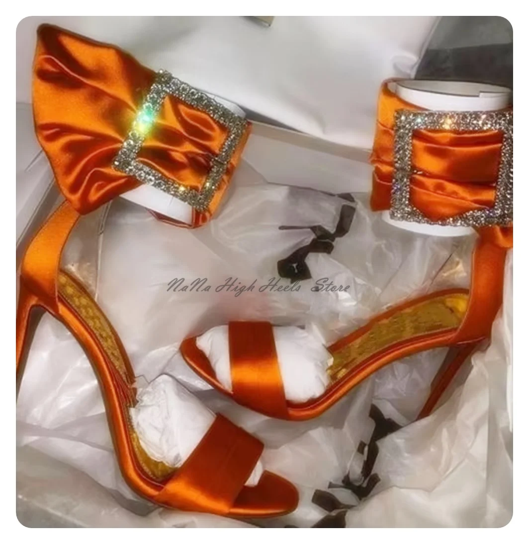 Open Toe Thick Ankle Strap Diamond Embellished Sandals Dress Lady Rhinestone Buckle Sandals Women Luxury Shoes Wedding
Open Toe Thick Ankle Strap Diamond Embellished Sandals Dress Lady Rhinestone Buckle Sandals Women Luxury Shoes Wedding
